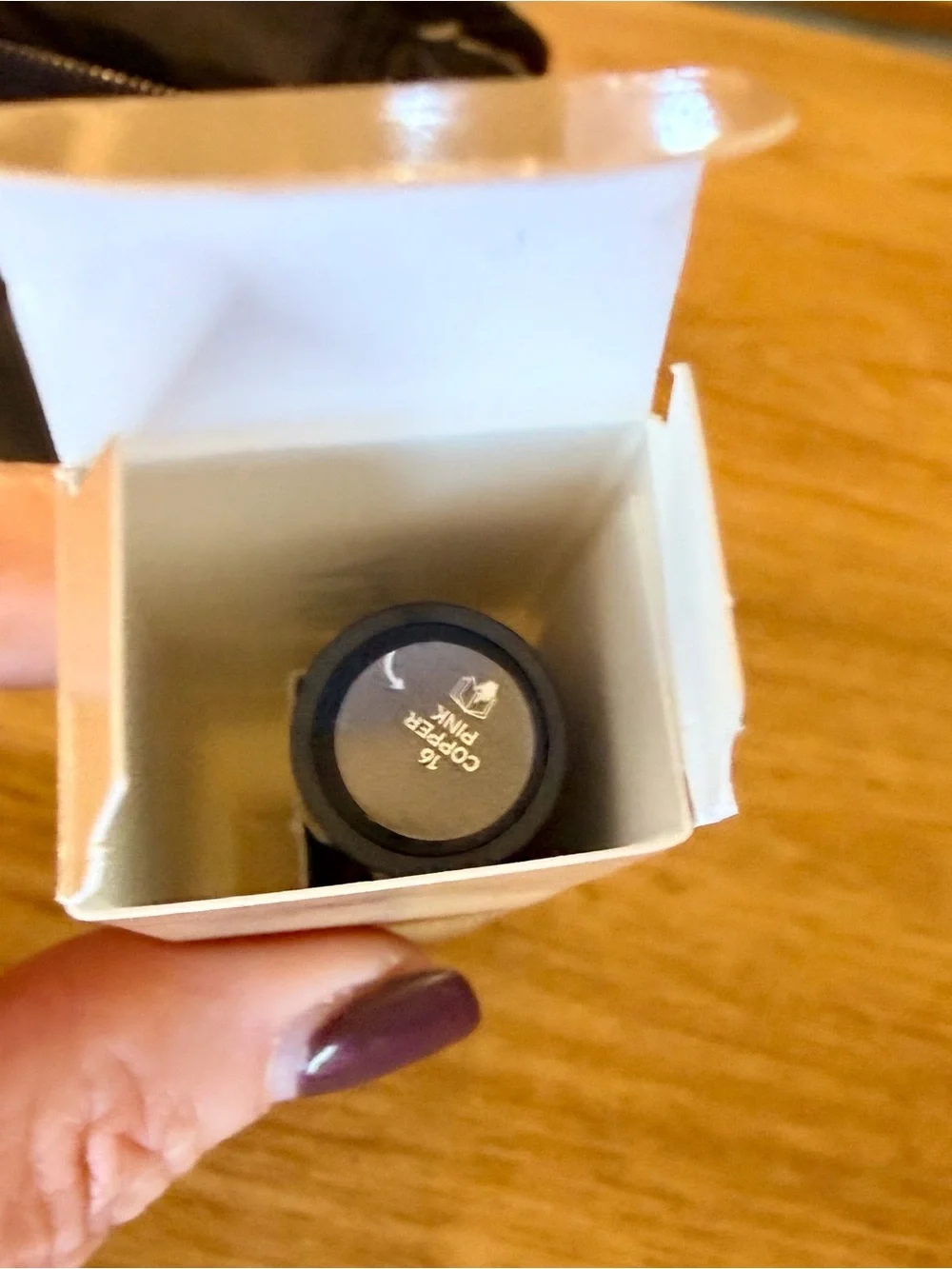 Burberry Lip Velvet Crush 16 Copper Pink Sheer-Matte Cushion Stain 2.5ml